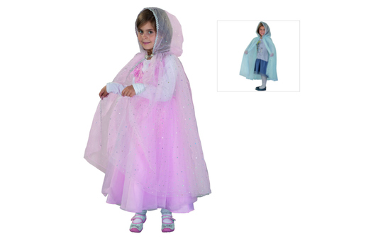Prinzessinnen-Umhang - für Kinder - verschiedene Farben 