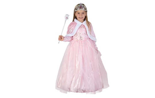 Kostüm - Rosenprinzessin - für Kinder - 3-teilig - Größe 110/116