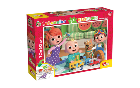 CoComelon - A sunny day for play - Maxi Floor Double Face Puzzle - 35 Teile 