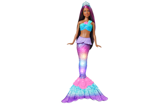 Barbie Dreamtopia - Brooklyn Zauberlicht Meerjungfrau Puppe 