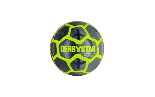 Fußball - Derbystar Street Soccer - neongelb/schwarz 