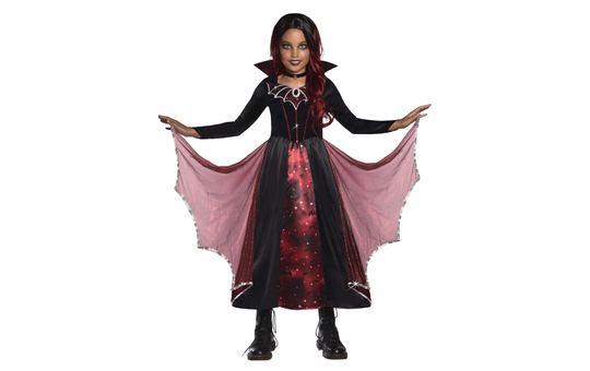 Kostüm - Vampir Girl - für Kinder - 2-teilig - verschiedene Größen 