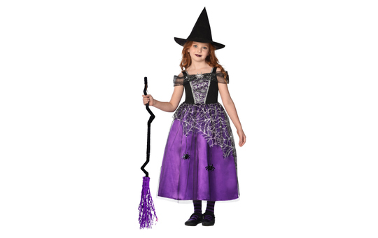 Kostüm - Hexe - für Kinder - 2-teilig - verschiedene Größen 