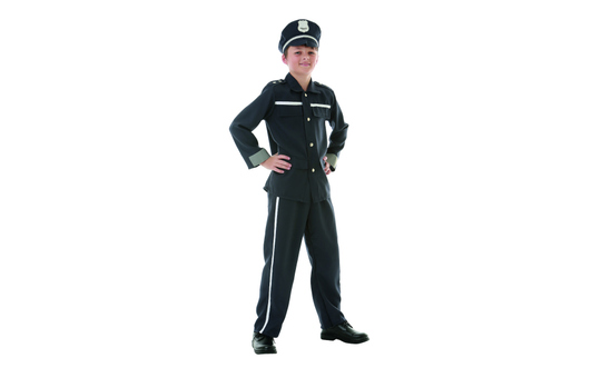 Kostüm - Polizist - 3-teilig - für Kinder - Größe 98/104