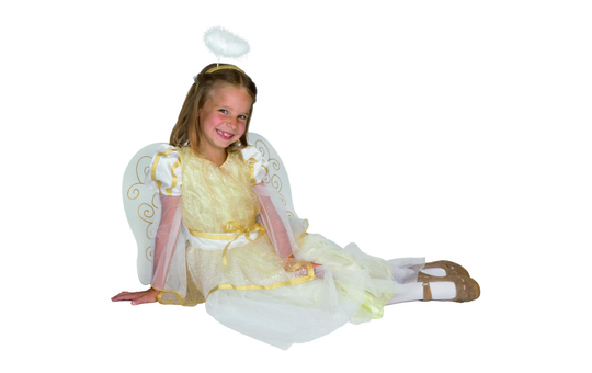 Kostüm - Engel -  3-teilig - für Kinder - Größe 122/128