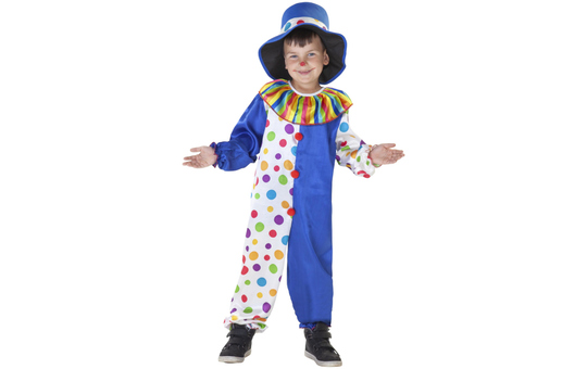 Kostüm - Kleiner Clown - für Kinder - 2-teilig - Größe 98/104