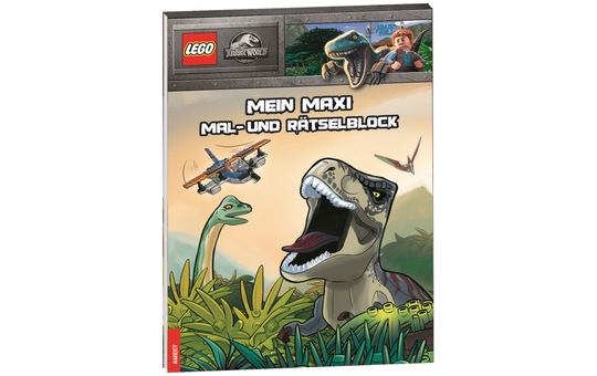 LEGO® Jurassic World™ - Mein Maxi Mal- und Rätselblock 