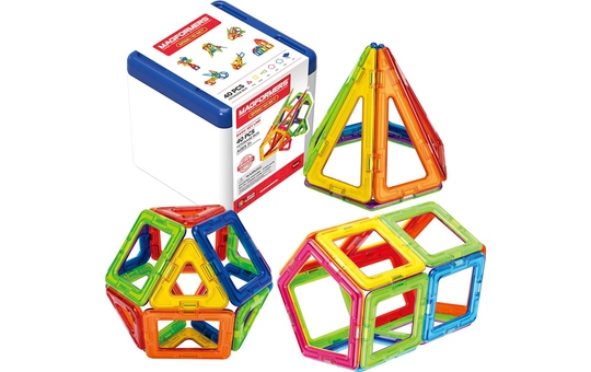 MAGFORMERS 40 - Magnetspielzeug - 40 Teile 