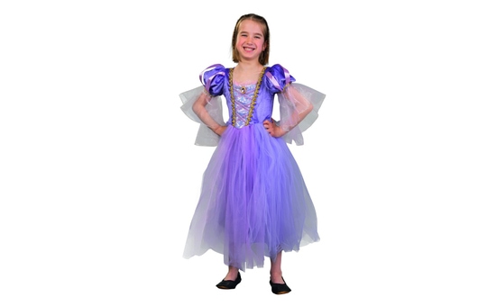 Kostüm - Prinzessin lila - Kinder -  Größe 110/116