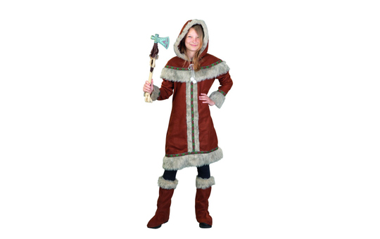 Kostüm - Inuit Mädchen - für Kinder  - Größe 134/140