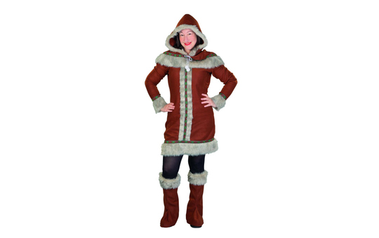 Kostüm - Inuit Frau - für Erwachsene  - Größe 44/46
