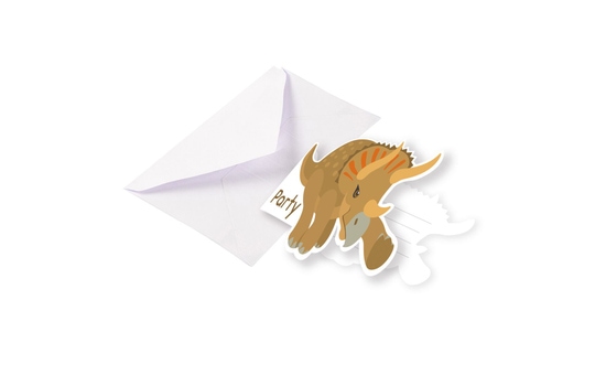 50 Einladungskarten Babyparty – Dinosaurier-Motiv, 12,7 X 17,8 Cm, Inkl. Umschläge, Aus Hochwertigem Karton