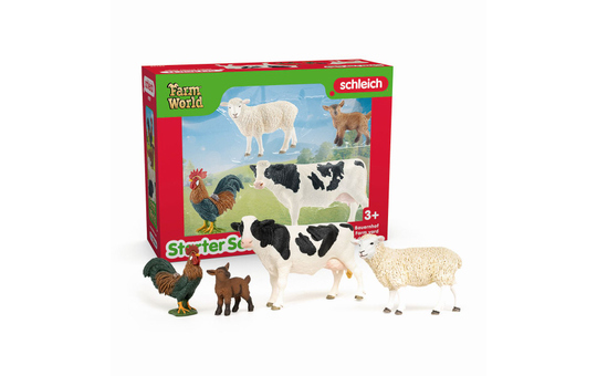Schleich Farm World Set De Iniciación De Granja | Figuras De Animales Para Niños De 3 Años | 8 X 25 X 19 Cm