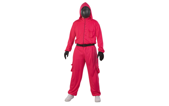 Kostüm - Overall rot - Größe XL XL