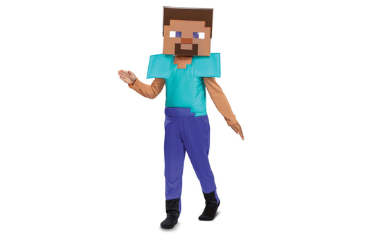Kostüm - Minecraft - Steve Fancy - 99-126cm 99-126cm