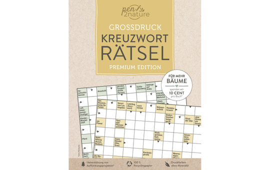 Grossdruck - Kreuzwort Rätsel - Premium Edition