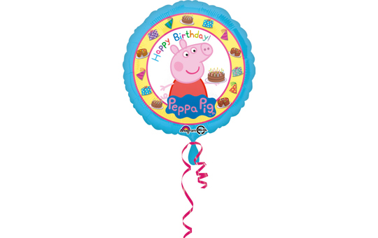 Peppa Wutz - Folienballon - Happy Birthday 