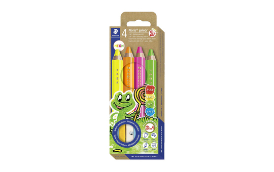 Noris® junior - 3 in 1 Buntstifte - neon 