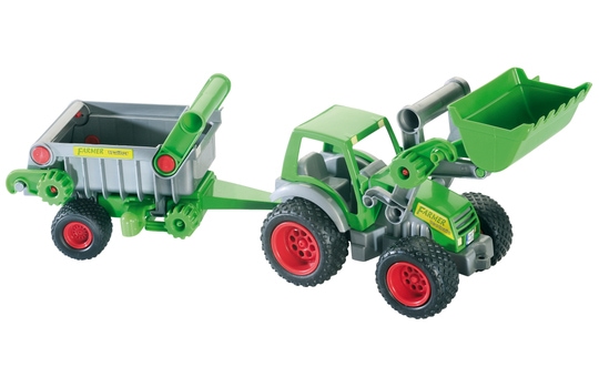 Wader - Traktor mit Frontlader&  Kippanhänger 