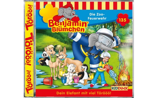 Benjamin Blümchen - Hörspiel CD - Folge 135 - Die Zoo-Feuerwehr 