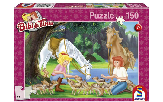 Puzzle - Bibi & Tina - Am Steinbruch - 150 Teile 