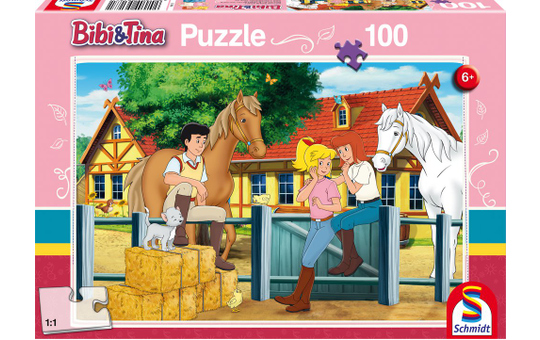 Puzzle - Bibi & Tina - Auf dem Martinshof - 100 Teile 