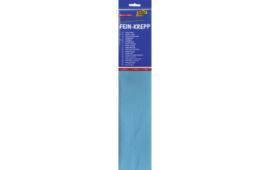 Fein-Krepp - lichtblau - 10 Papierlagen 