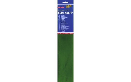 Fein-Krepp - moos grün - 10 Papierlagen 
