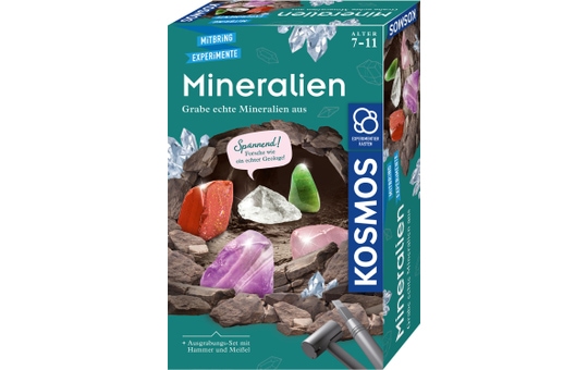 Mineralien - Ausgrabungs-Set - Mitbring-Experimente 