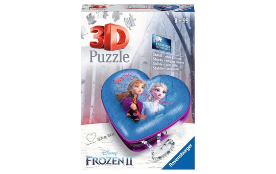 3D Puzzle - Die Eiskönigin 2 - Herzschatulle - 54 Teile 