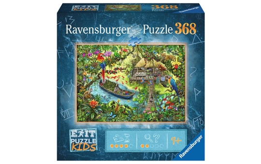 Puzzle - EXIT KIDS - Dschungelsafari - 368 Teile 