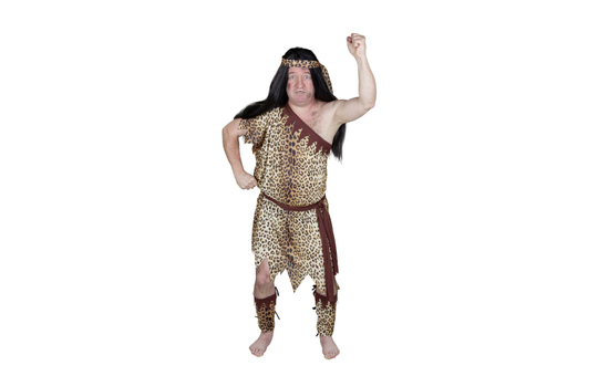 Kostüm Neandertaler für Erwachsene, 4-teilig 