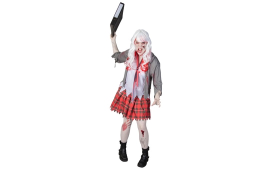 Zombie Kostüm - School girl, für Damen - 3-teilig 