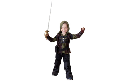 Kostüm - Waldläufer - für Kinder - 5-teilig - verschiedene Größen 