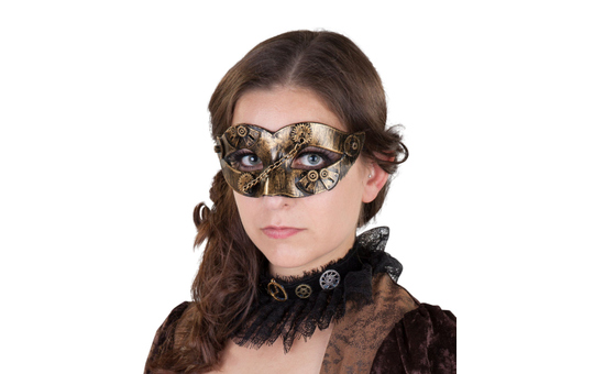 Augenmaske - Steampunk - für Erwachsene - 15 x 7 cm 