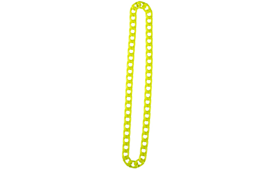 Faschingsschmuck - Halskette - neongelb 