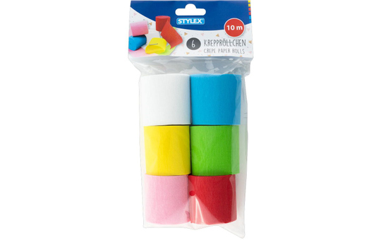 Staufen Krepppapier – 10 Rollen, Orange, 50x250 Cm, Ideal Zum Basteln & Dekorieren