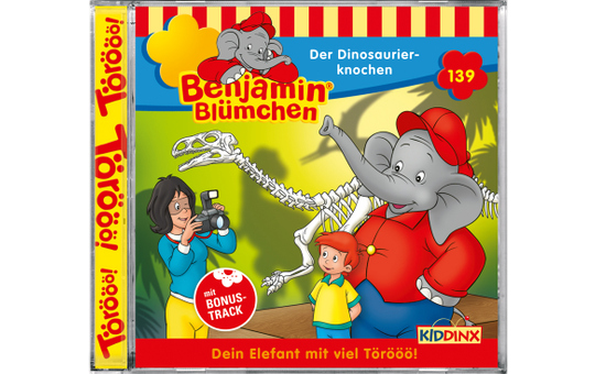 Benjamin Blümchen - Hörspiel CD - Folge 139 - Der Dinosaurierknochen 
