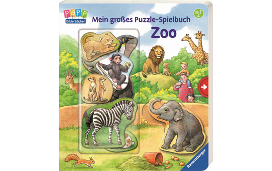 Mein großes Puzzle-Spielbuch - Zoo 