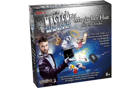 Besttoy - Master Magic Zauberhut - 150 Zaubertricks 