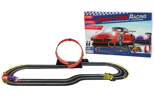 Autorennbahn mit Looping - Speedy Loop Racing 