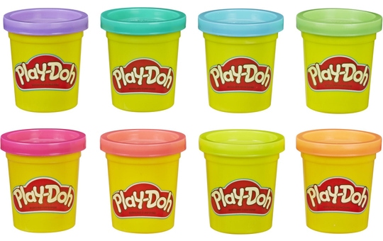 Play-Doh - 8er Pack Knete - Neon  