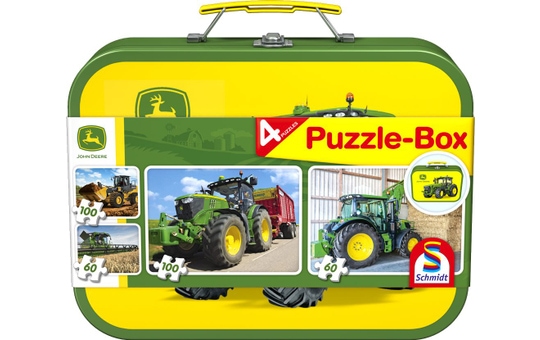 Puzzle-Box - John Deere - 4-in-1 