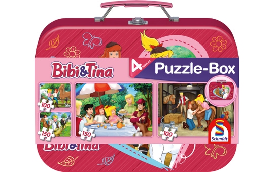 Puzzle-Box - Bibi & Tina - 4-in-1 