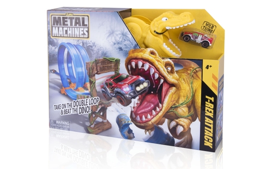 Zuru Metal Machines Rennbahn - T-Rex Attack - ca. 2,6m 