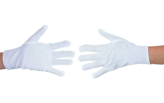 Handschuhe - für Erwachsene - 1 Paar - weiß 