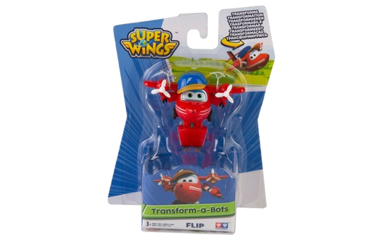 Super Wings - Mini Transform-a-Bots - Flip - ca. 5 cm 