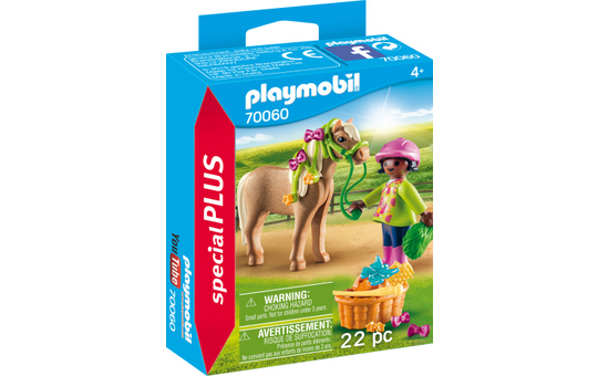 PLAYMOBIL® 70060 - Mädchen mit Pony - Playmobil Special Plus 