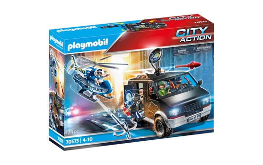 Playmobil® 70575 - Polizei-Helikopter: Verfolgung des Fluchtfahrzeugs - Playmobil® City Action 