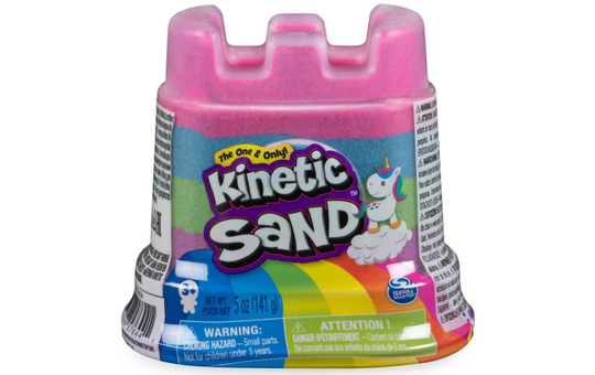 Kinetic Sand - Einhornschloß in Regenbogenfarben 